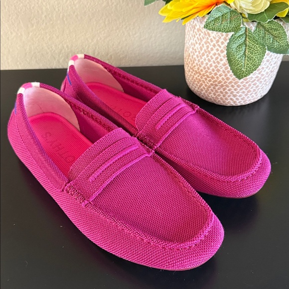 Rothy's The Driver Rasberry Loafers for Women - Picture 3 of 13